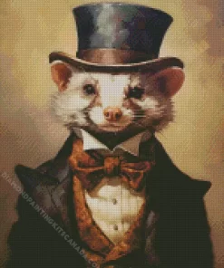 Ferret Art Diamond Painting