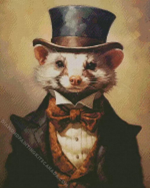 Ferret Art Diamond Painting