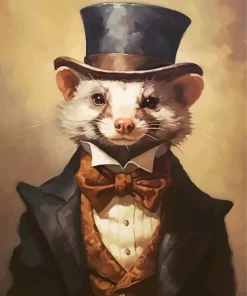 Ferret Art Diamond Painting