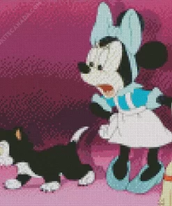 Figaro And Minnie Art Diamond Painting