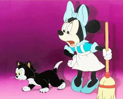 Figaro And Minnie Art Diamond Painting