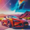 Galaxy Car Diamond Painting