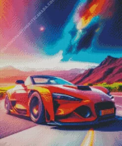 Galaxy Car Diamond Painting