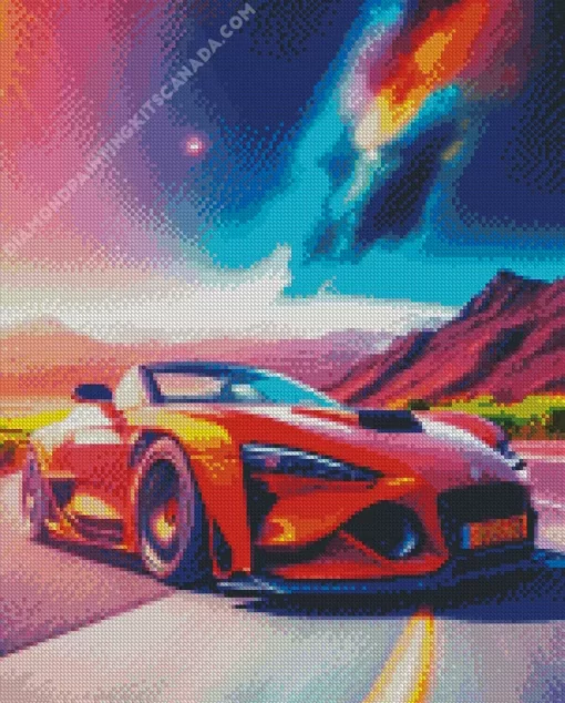 Galaxy Car Diamond Painting