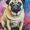 Galaxy Dog Diamond Painting