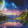 Galaxy Landscape Diamond Painting