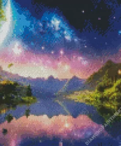 Galaxy Landscape Diamond Painting