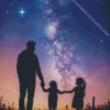 Galaxy Silhouette Art Diamond Painting