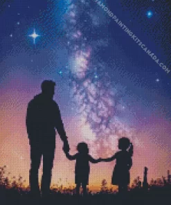 Galaxy Silhouette Art Diamond Painting