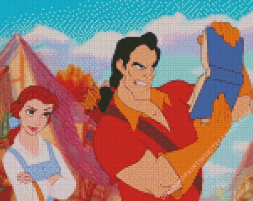 Gaston Beauty And The Beast Diamond Painting