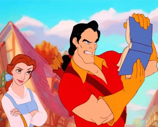 Gaston Beauty And The Beast Diamond Painting