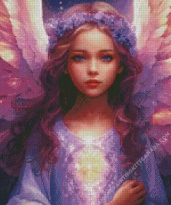 Girl Angel Diamond Painting