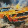 Golden Ford Diamond Painting