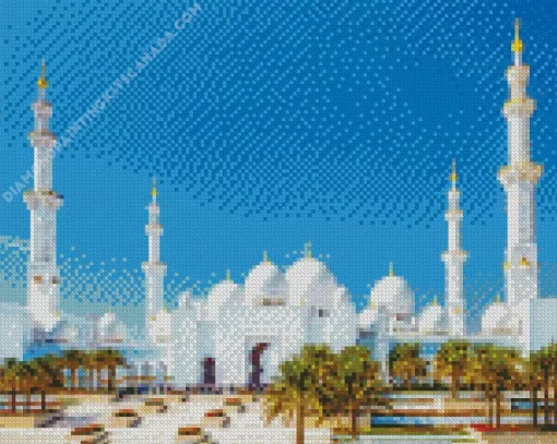 Grand Bur Dubai Masjid Diamond Painting