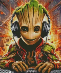 Groot Dj Diamond Painting