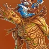 Groot In Fortnite Game Diamond Painting