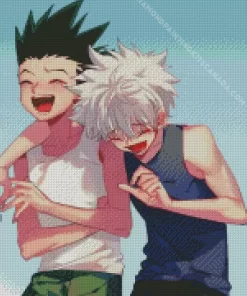 Hxh Grown Up Gon And Killua Diamond Painting