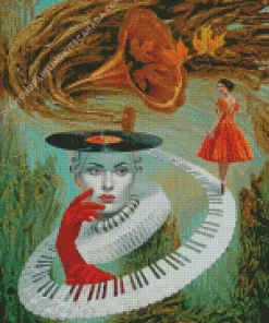 Michael Cheval Sounding Silence Diamond Painting