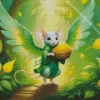 Mouse With Wings Diamond Painting