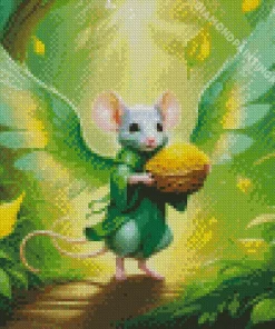 Mouse With Wings Diamond Painting