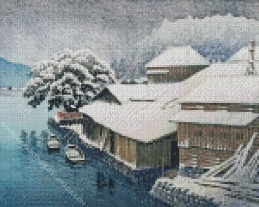 Nakaze Island Kyukitakami River Diamond Painting