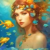 Pisces Girl Diamond Painting