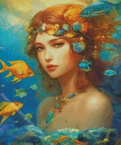 Pisces Girl Diamond Painting