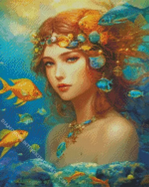 Pisces Girl Diamond Painting