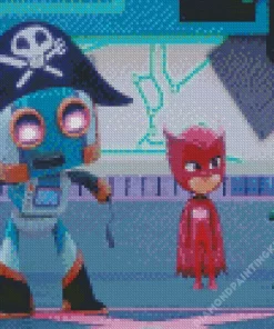 Pj Masks Animation Diamond Painting