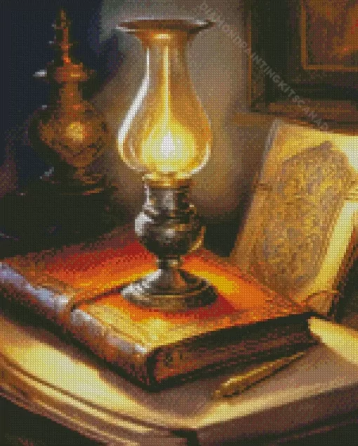 Retro Fantasy Book Art Diamond Painting