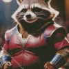 Rocket Raccoon Diamond Painting