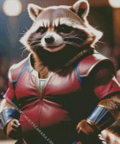 Rocket Raccoon Diamond Painting