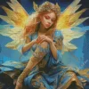 Sad Blond Fairy Art Diamond Painting