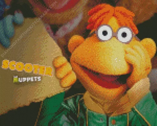 Scooter Muppet Diamond Painting