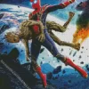 Spider Man Saving Groot Diamond Painting