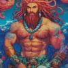 Strong Merman Diamond Painting