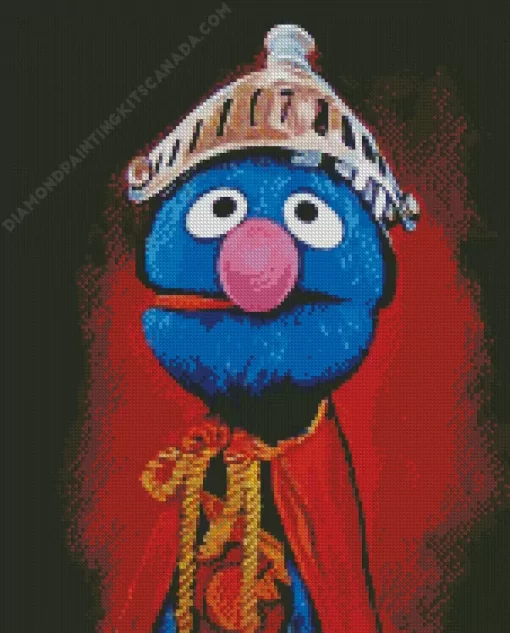 Warrior Grover Personaggio Diamond Painting