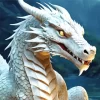 White Chinese Dragon Diamond Painting