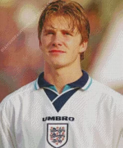 Young David Beckham Diamond Painting