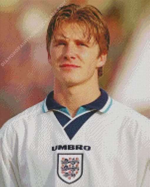 Young David Beckham Diamond Painting