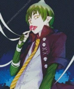 Amaimon Blue Exorcist Villain Diamond Painting