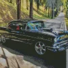 Black 57 Chevy Car Diamond Painting