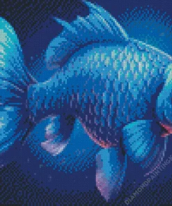 Blue Fish Diamond Painting