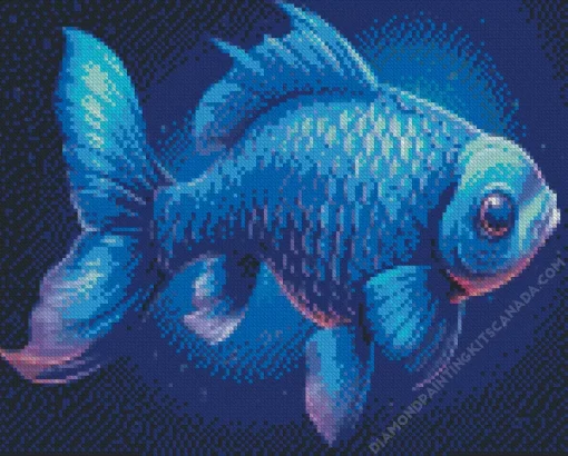 Blue Fish Diamond Painting