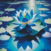 Blue Lotus Diamond Painting