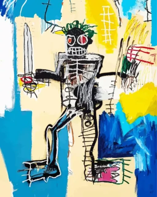 Jean Michel Basquiat Warrior Diamond Painting