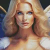 Lovely Blonde Angel Diamond Painting