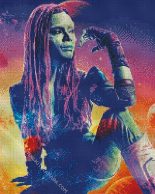 Marvel Gamora Diamond Painting