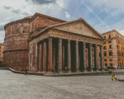 Pantheon Rome Diamond Painting