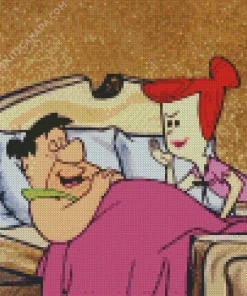 The Flintstones Fred And Wilma Diamond Painting